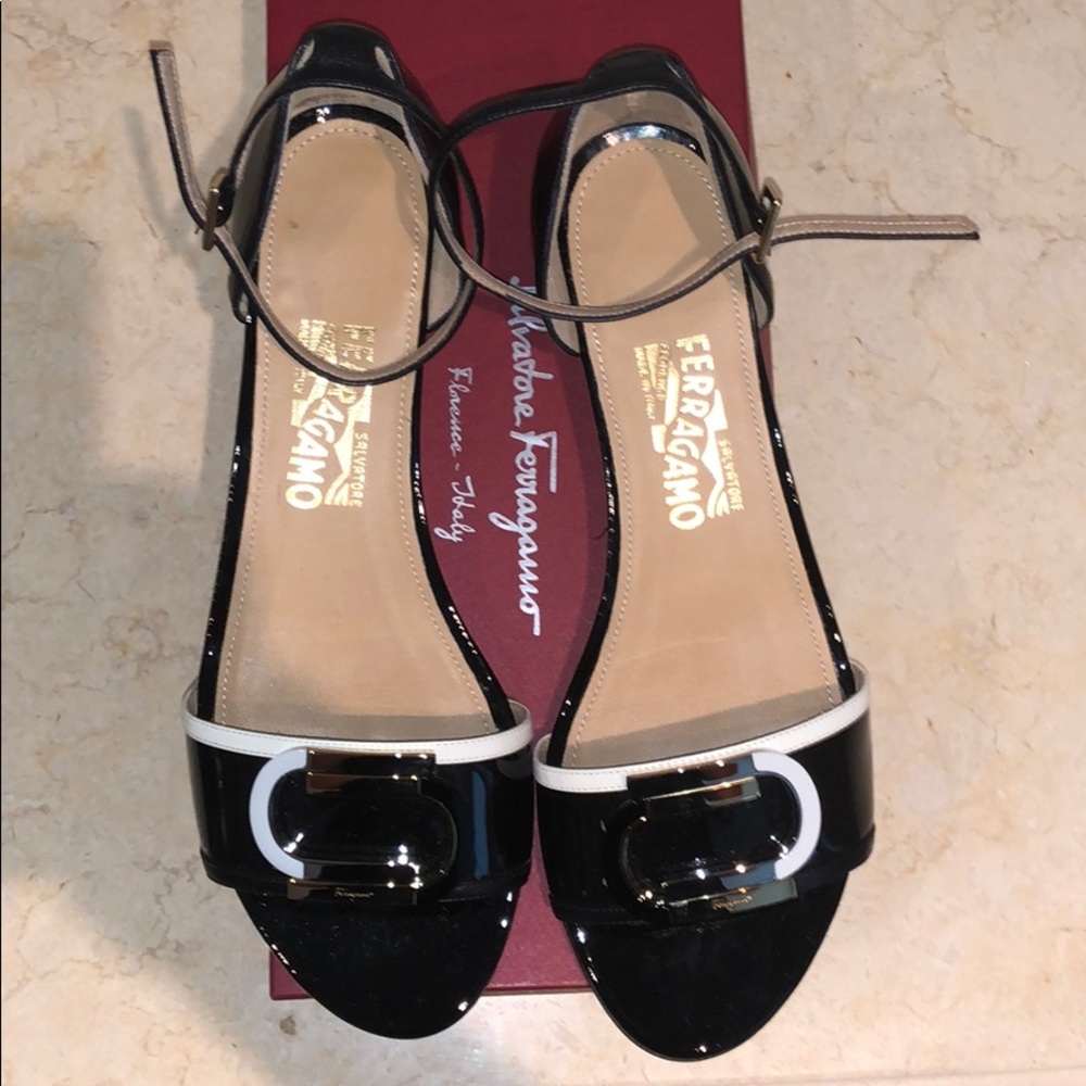 Salvatore Ferragamo sandals size 9.5. New in box!